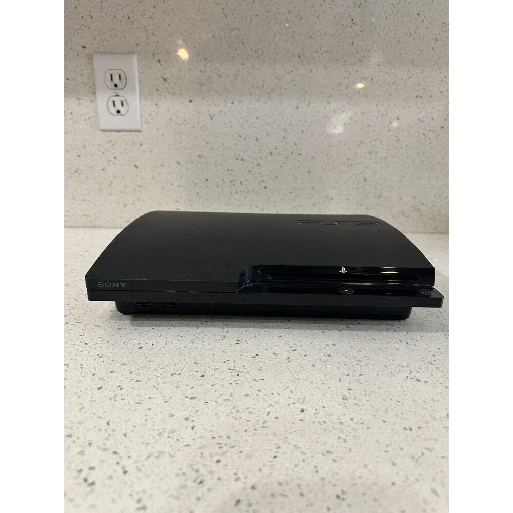Sony PlayStation 3 PS3 CECH-2001a Console W/1 Controller Cords Games TESTED